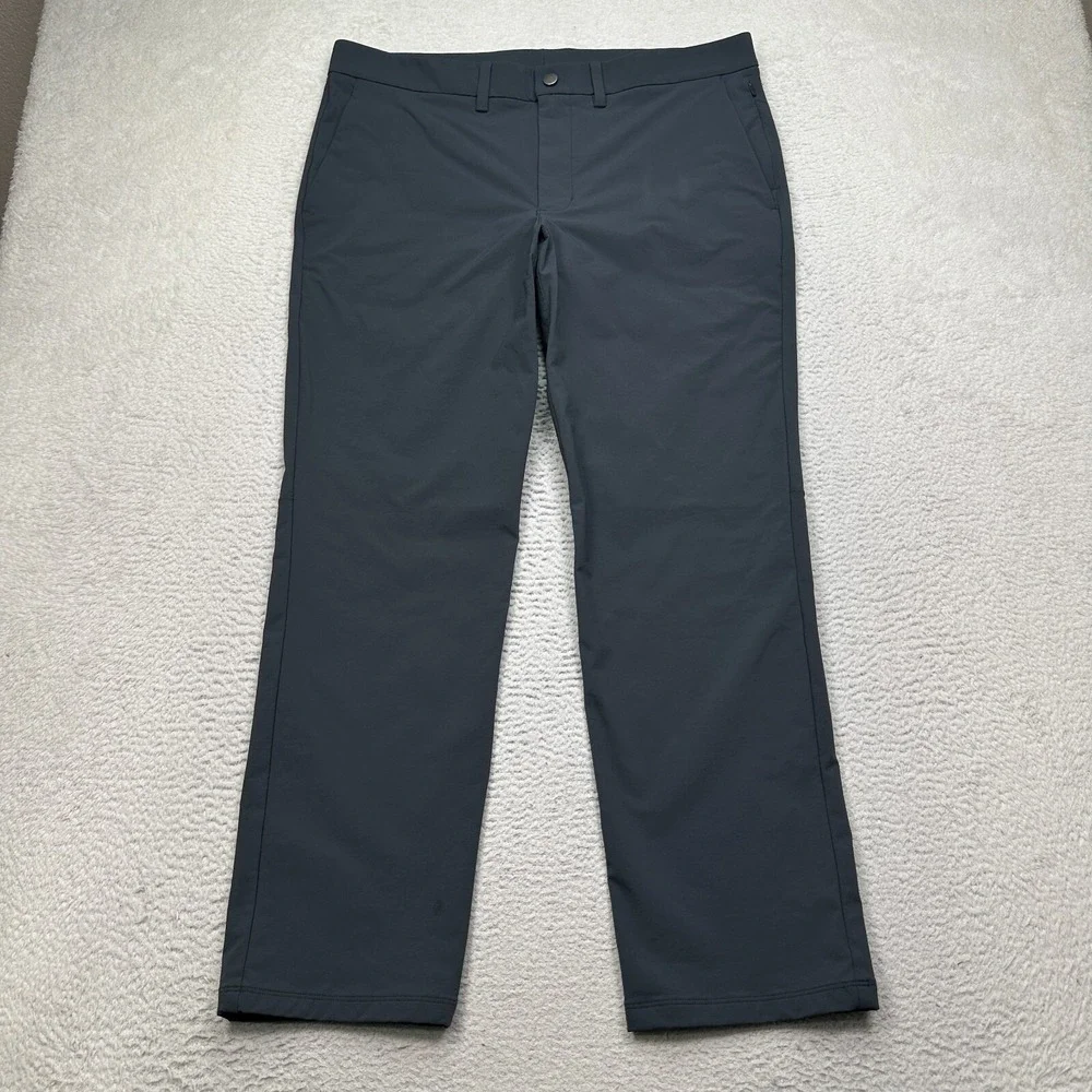 CRZ Yoga Pants Mens Size 36 (Fits 38X30) Gray Golf Performance Athleisure Sports